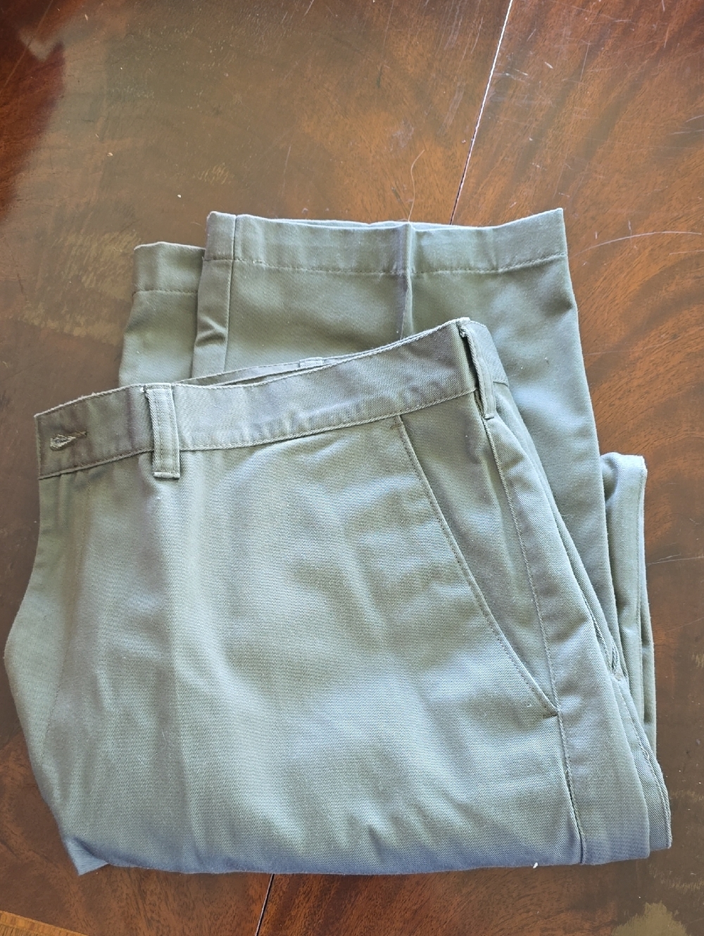 Jos. A. Bank Gray High-Rise Dress Pants | 38 Waist